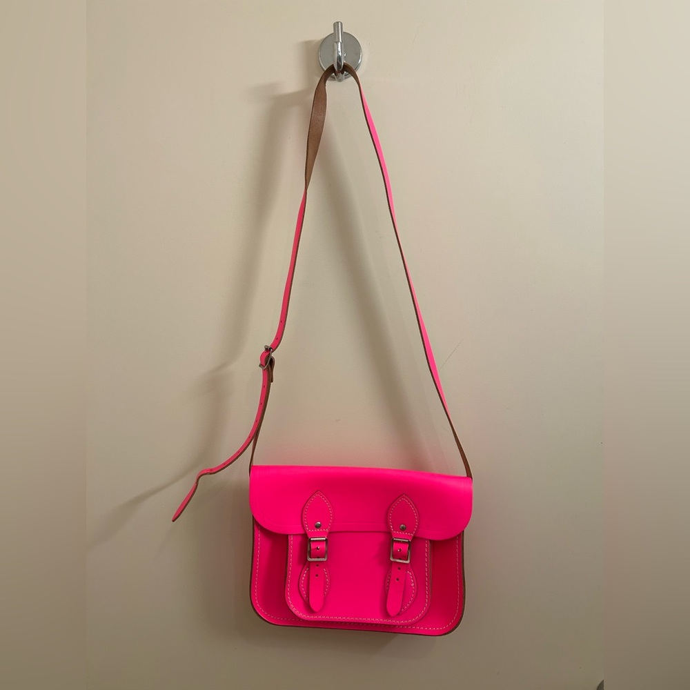 Neon Pink Satchel
